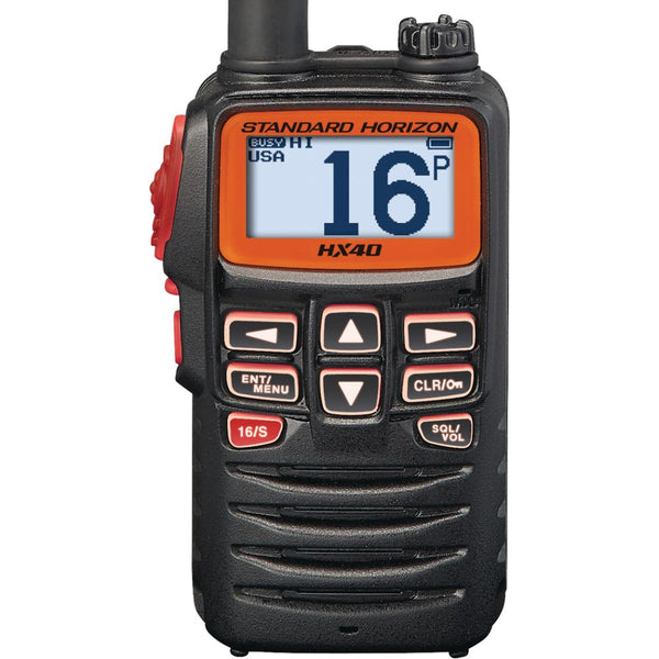 Standard Horizon Ultra-Compact 6W Handheld VHF – HX40