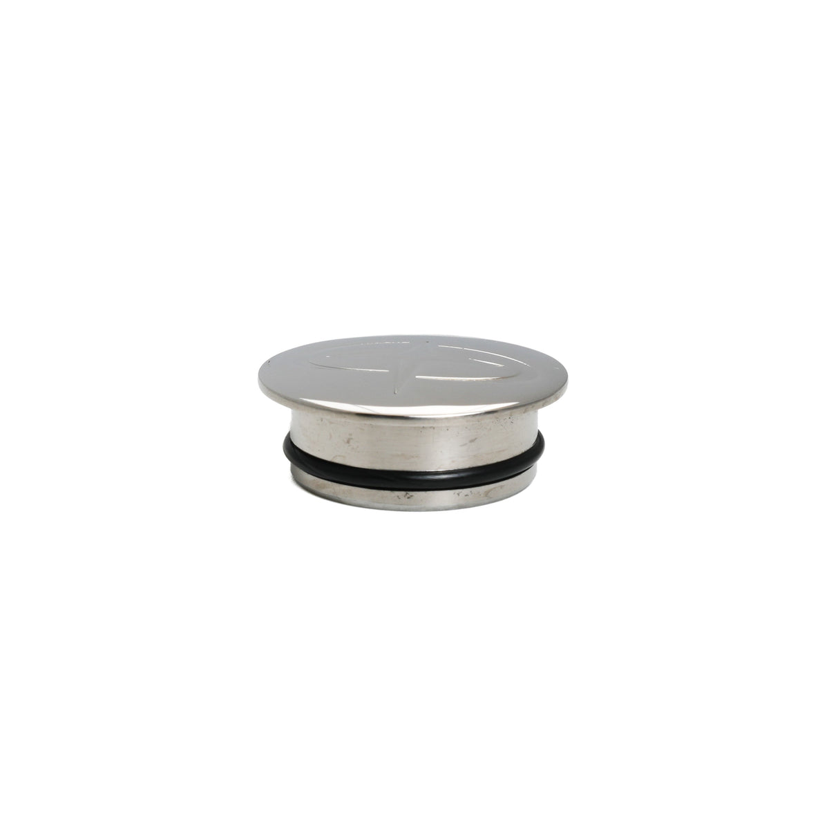 Knob Cap, Stainless Steel, GEM Logo – image 2