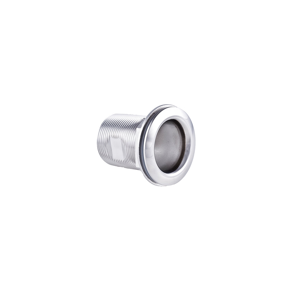 Thru Hull 1.5" NPT , 2.5" Short, Forged w/ Nut