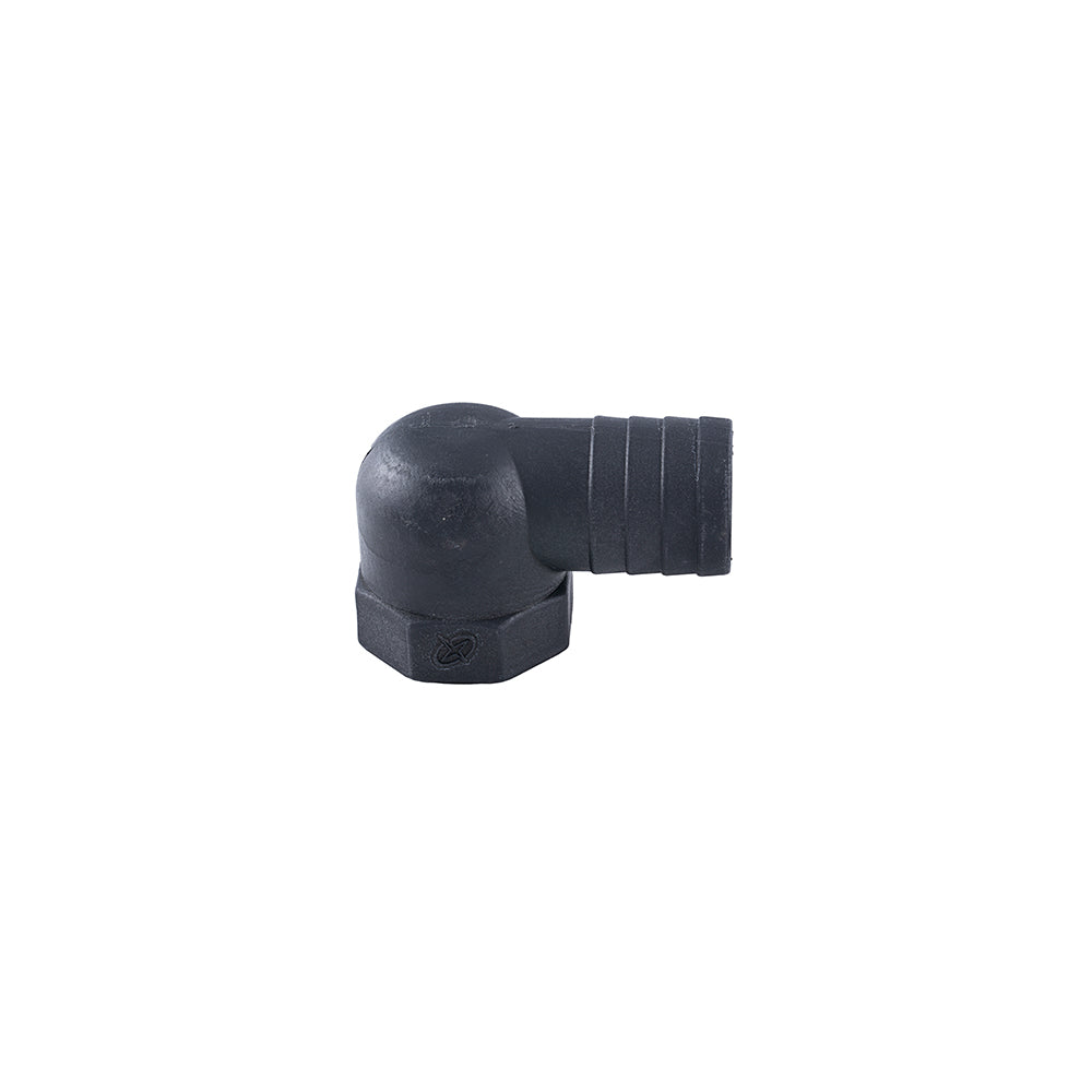 Thru Hull Adapter 1" FNPT x 5/8" Tube, 90°