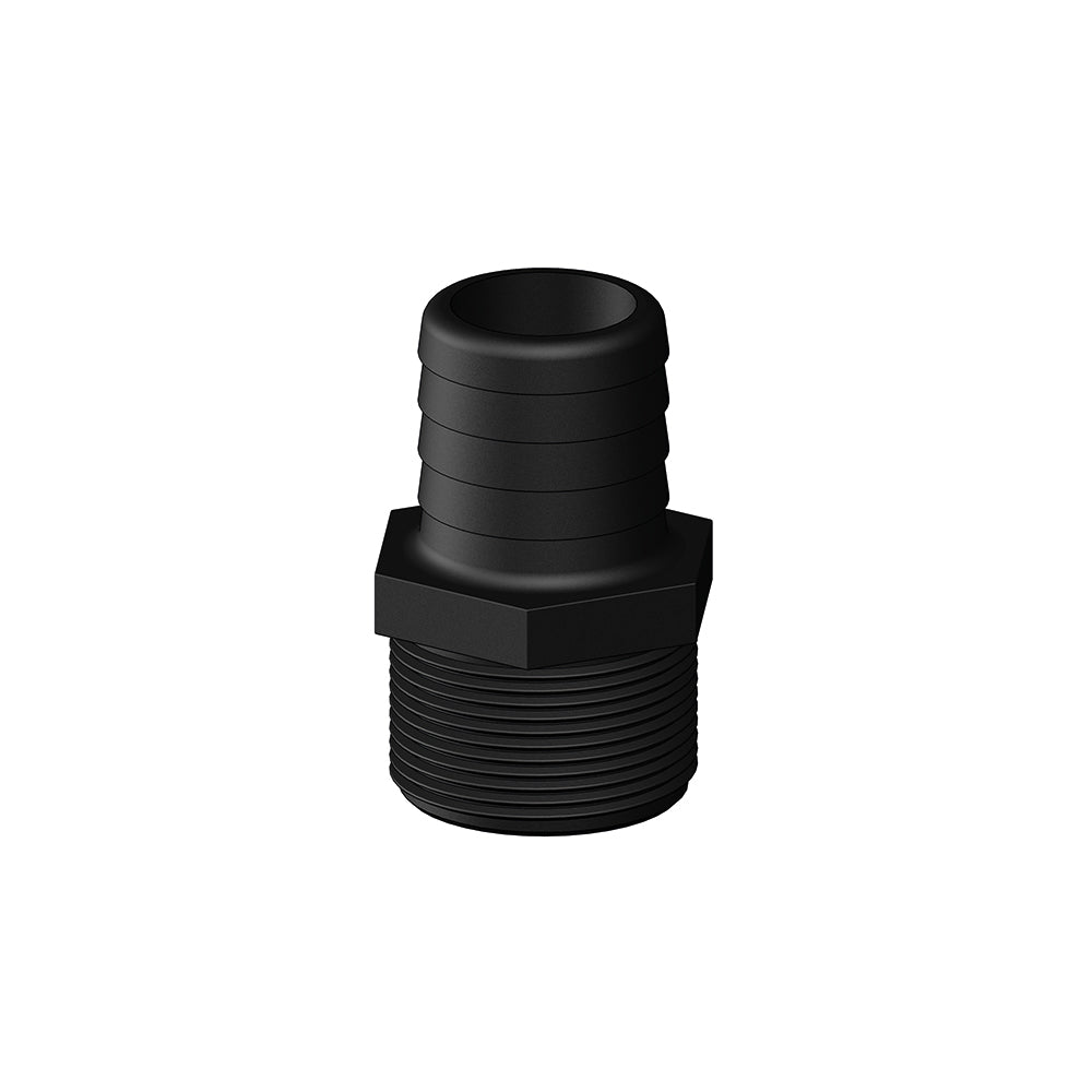 Hose Barb 1.5" x 1.5" (38.1mm x 38.1mm) NPS Long Male Thread