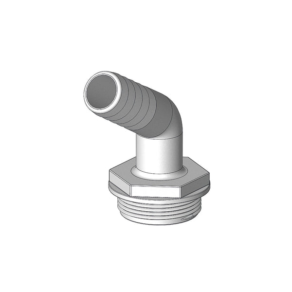 Y Valve (Aquavalve) Hose Barb 120deg 1" x 1.5" (25.4mm x 38.1mm) BSP - incl Bl