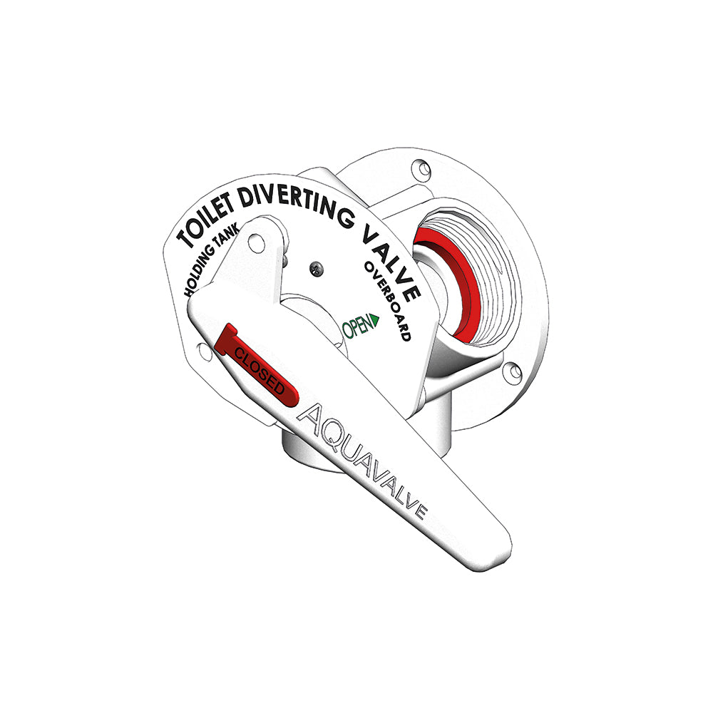 Marine Nylon Y Valve (Aquavalve), White