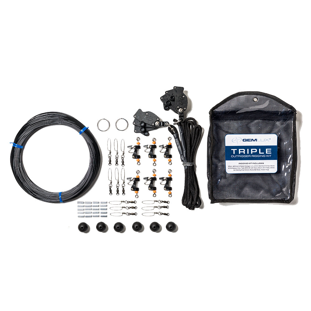 Triple Outrigger Rigging Kit – Black