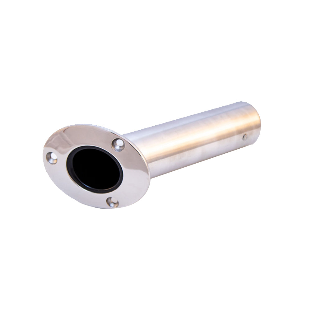 Coastal Stainless Steel Rod Holder 15 Degree w/ Removable Drain