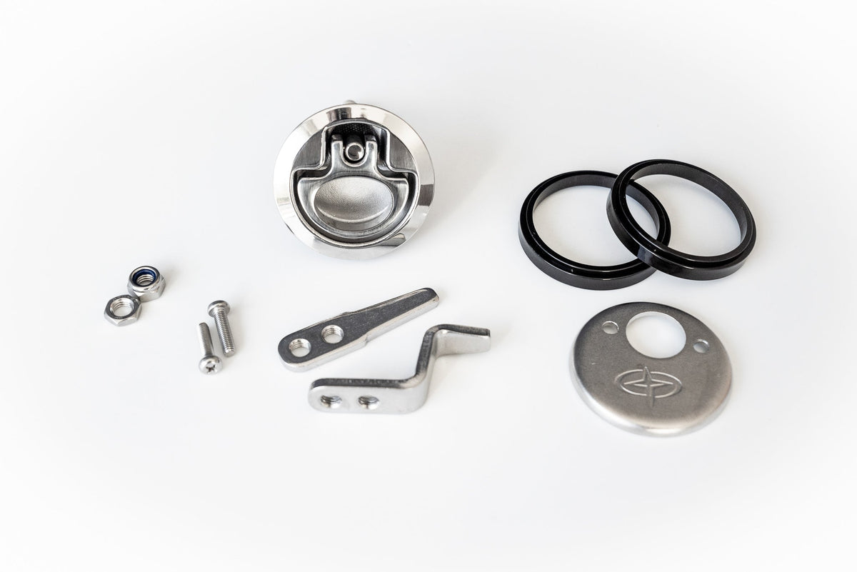 2" Compression Latch Non-Locking, Reversible Handle, Cam Kit