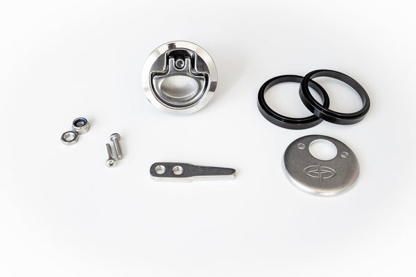 2" Compression Latch Non-Locking, Reversible Handle, Straight Cam Kit