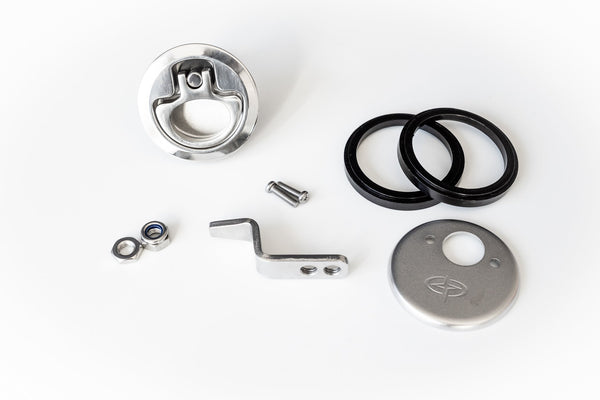 2.5" Compression Latch Non-Locking, Reversible Handle, Offset Cam Kit