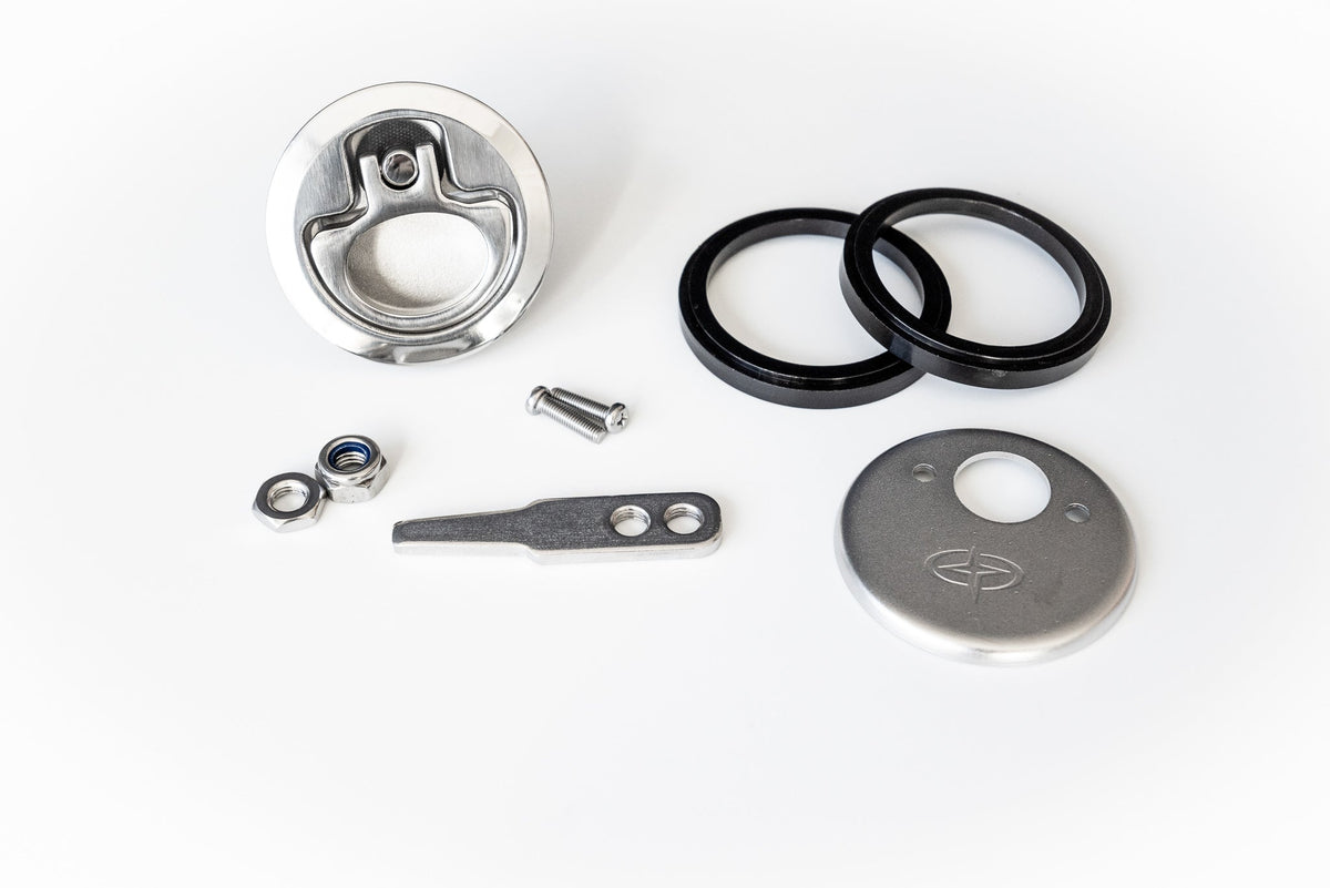 2.5" Compression Latch Non-Locking, Reversible Handle, Straight Cam Kit
