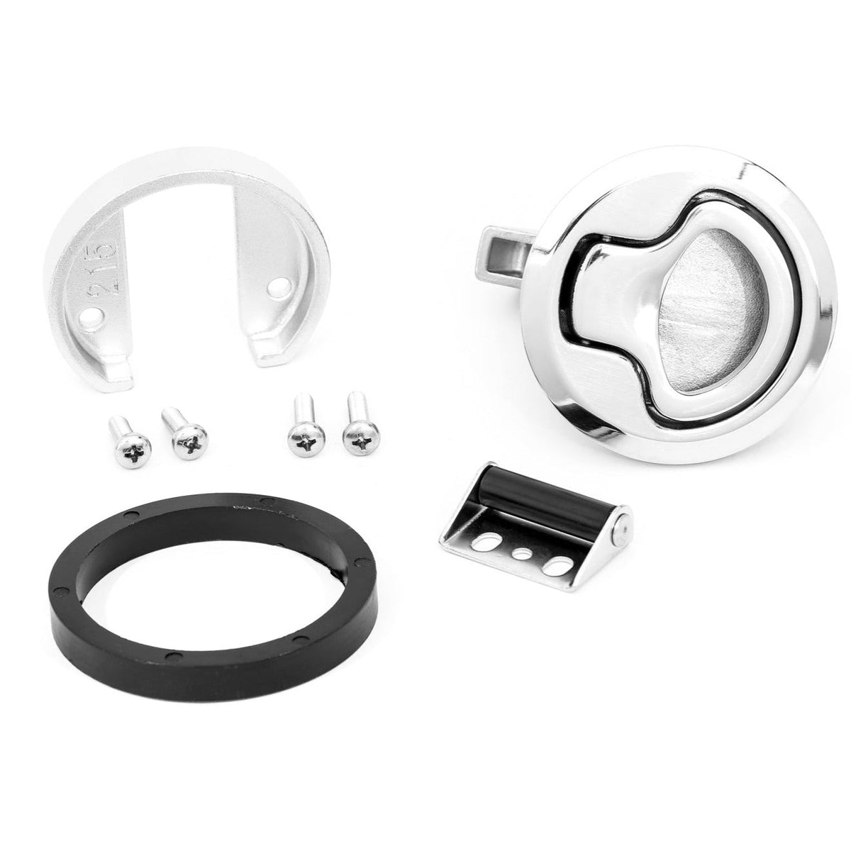 2.5" Slam Latch NL,  Water-resistant, Beveled Face, Long, Kit