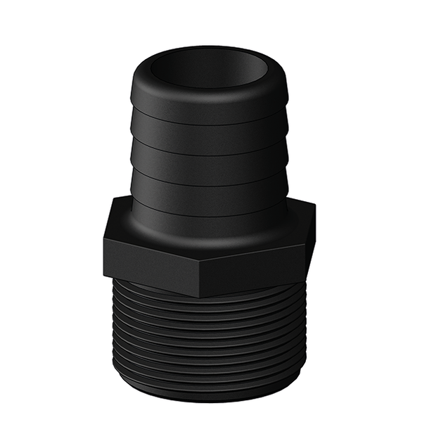 Tail .75" (19.0mm) BSP Long Male Thread