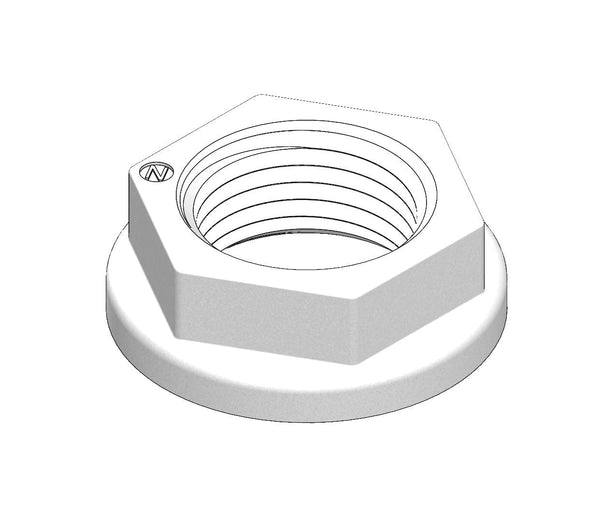 Nut Backing 1.25" (31.8mm) NPS White
