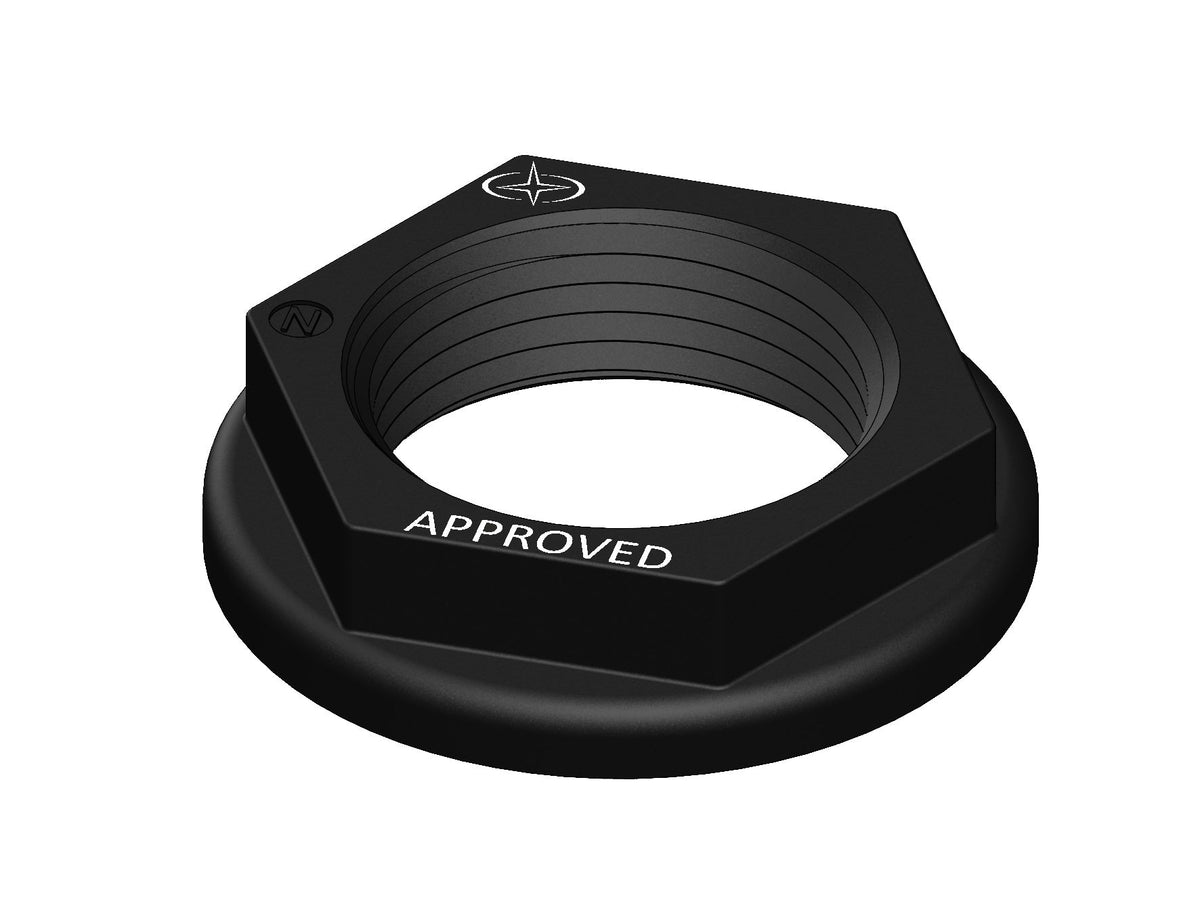 Thru-hull Nut 1" (25.4mm) NPS, Black