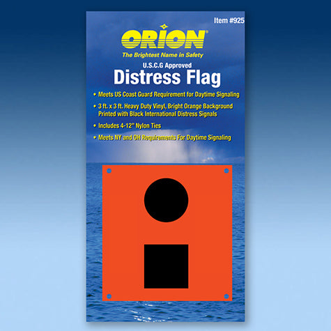Orion Orange Distress Flag 3 ft x 3 ft – 925
