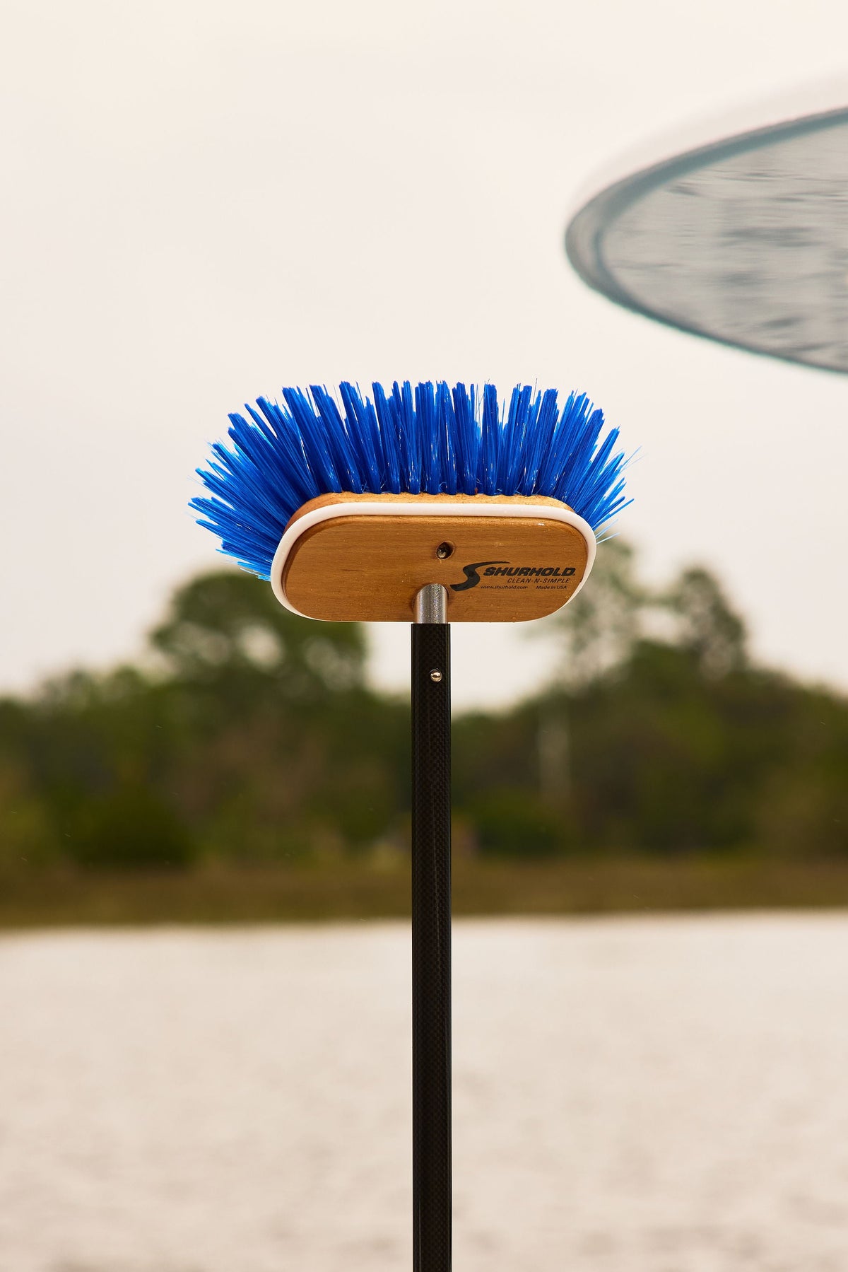 Shurhold 6" Deck Brush EXTRA SOFT blue nylon – image 3
