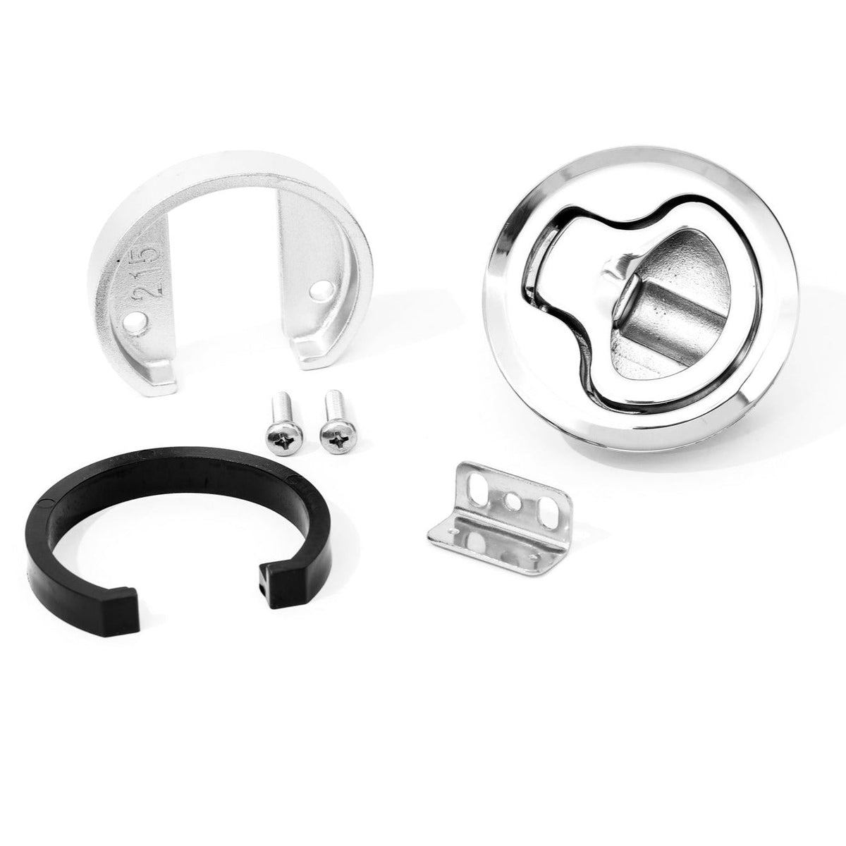 2.5" Slam Latch Non-locking, Beveled Face, Kit