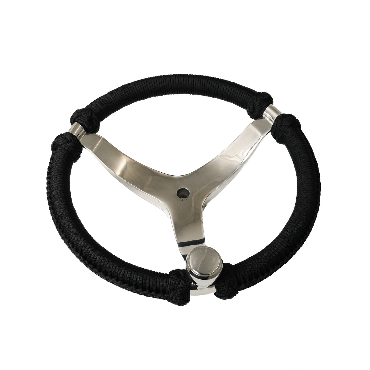 Capt. Hunter's Nautical Creations Paracord Wrapped, 13-1/2" Wheel w/ Knob – image 4