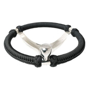 Capt. Hunter's Nautical Creations Paracord Wrapped, 13-1/2" Wheel w/ Knob – Black on Black #1501