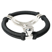 Capt. Hunter's Nautical Creations Paracord Wrapped Belloca Wheel – Black