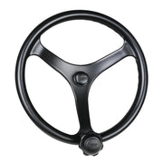 Edson Special Ops Steering Wheel 1710BL – 13" PowerWheel / Powedercoated Black Nut / Black ComfortGrip PowerKnob