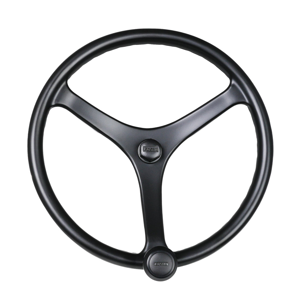 Edson Special Ops Steering Wheel 1710BL – 14.5" powerWheel / Powedercoated Black Nut / PowerKnob