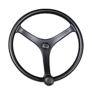 Edson Special Ops Steering Wheel 1710BL – 14.5" powerWheel / Powedercoated Black Nut / PowerKnob