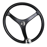 Edson Special Ops Steering Wheel 1710BL – 13" PowerWheel / Polished Stainless Nut / PowerKnob