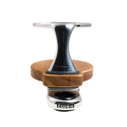 Single Clamp-On Stainless Steel Drink Holder w/Teak Base – image 4
