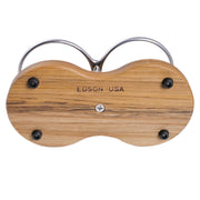 Drink Holder, Double, Stainless with Teak Base – image 6