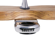 Double Clamp-On Stainless Steel Drink Holder w/Teak Base – image 5