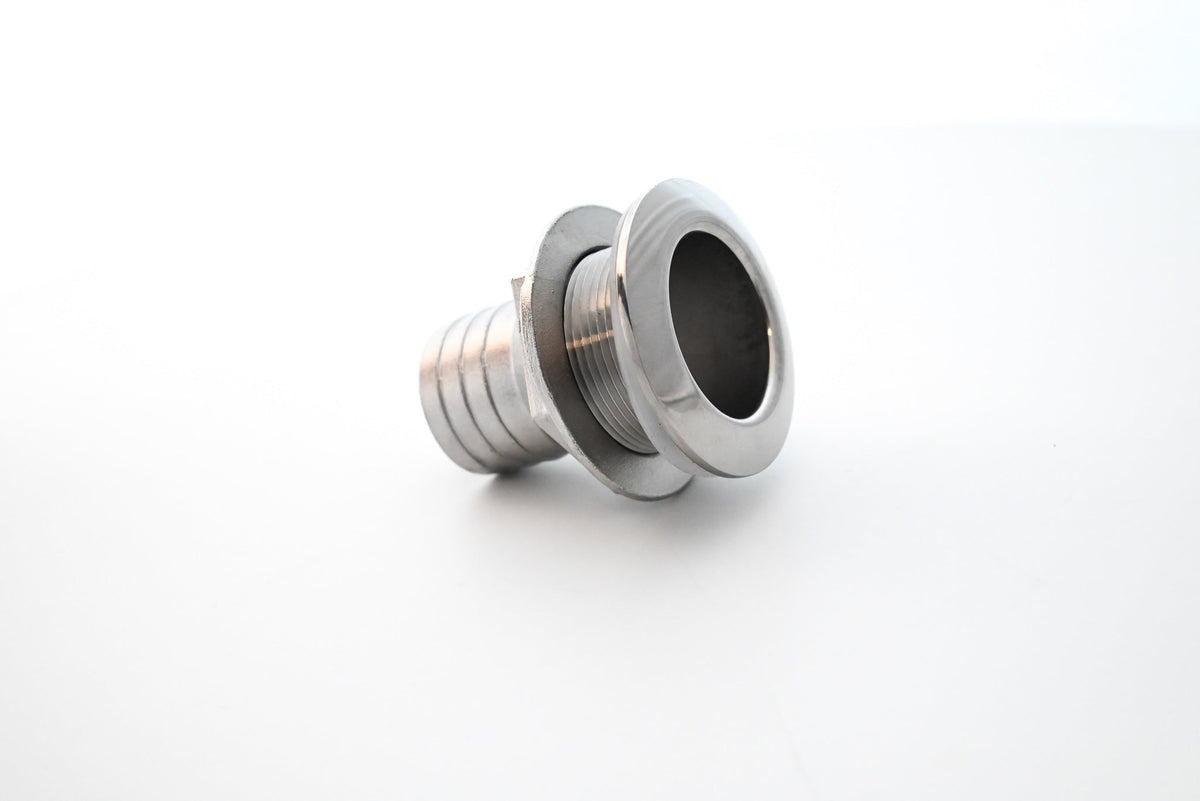 Thru Hull NPS 1-1/2" Barb Short