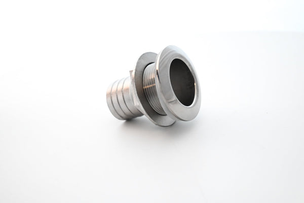 Thru Hull NPS 1-1/2" Barb Short
