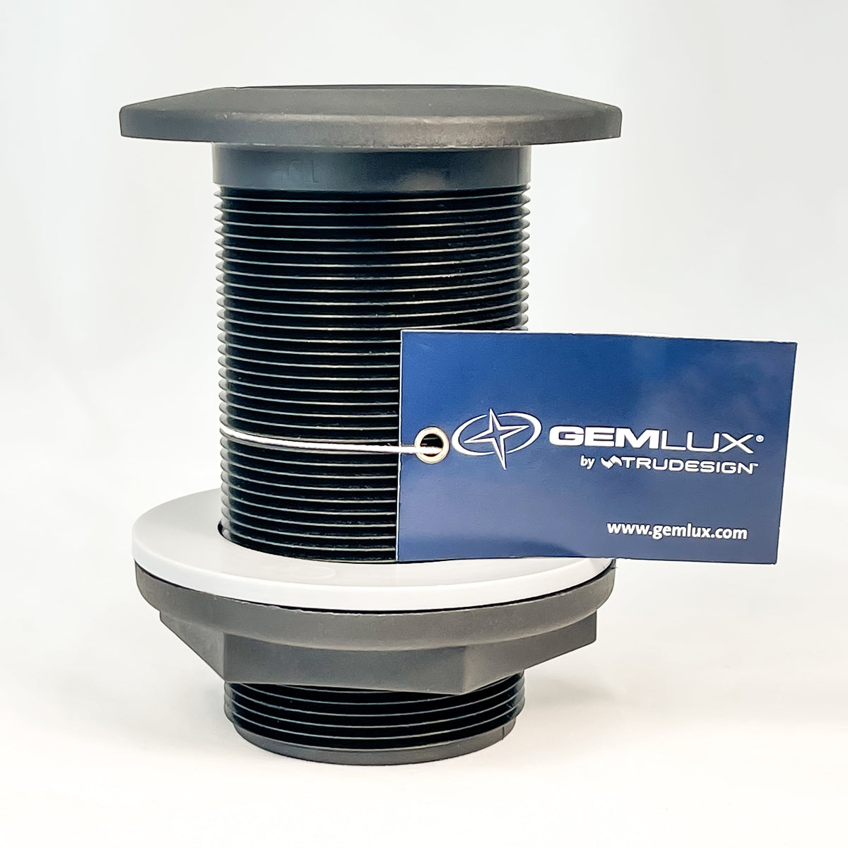 Thru-hull Domed 2" (50.8mm) NPS, 4.5" (114.3mm) Long, Black – image 2