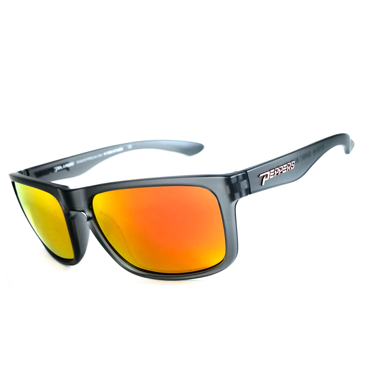 Peppers Sunset Blvd Polarized Sunglasses Grey/Red Mirror – MP393-96