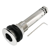ROD HOLDER 0 DEG LARGE TEAKSAVER, LOCKABLE SWIVEL, BLACK SPLINED ADAPTER