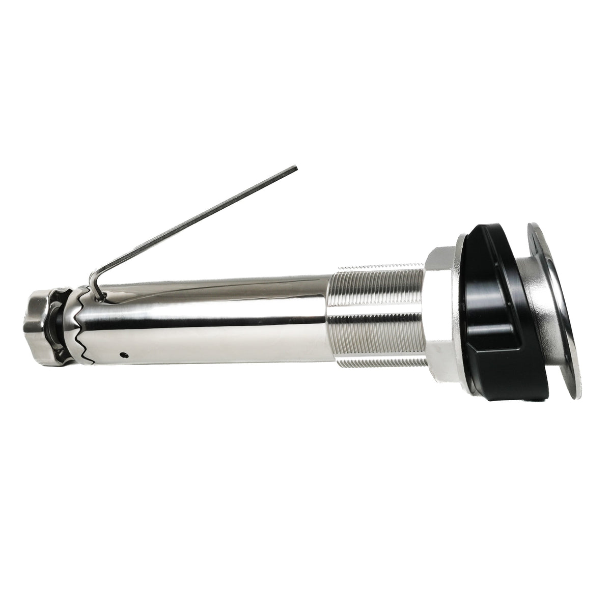 ROD HOLDER 15 DEG LARGE TEAKSAVER, LOCKABLE SWIVEL, BLACK SPLINED ADAPTER – image 2