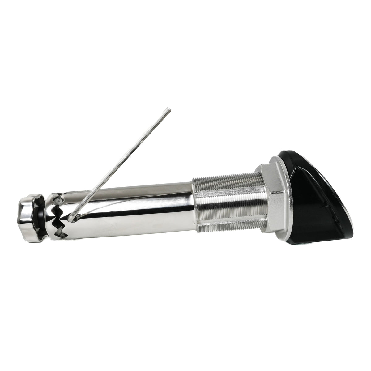 ROD HOLDER 30 DEG LARGE TEAKSAVER, LOCKABLE SWIVEL, BLACK SPLINED ADAPTER – image 2