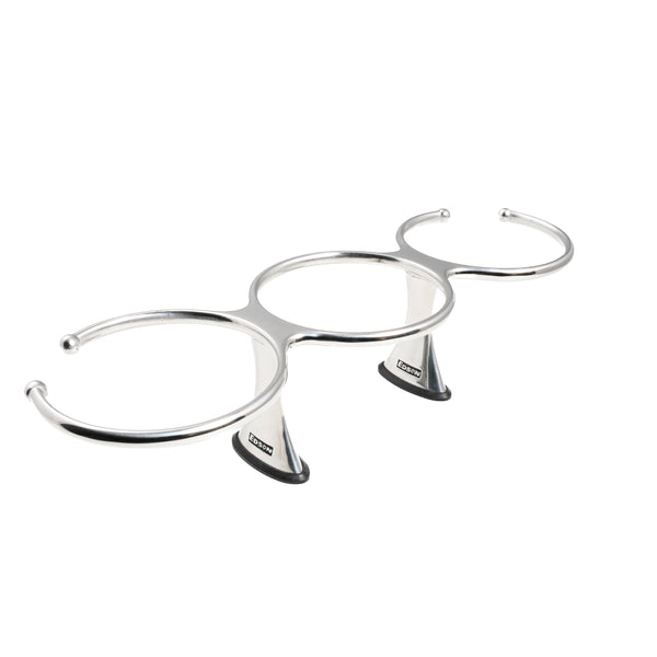Edson Drink Holder, Triple, Stainless