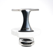 Single Clamp-On Stainless Drink Holder w/White Poly Base – image 3