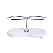 Drink Holder, Double, Stainless with White Poly Base – image 4