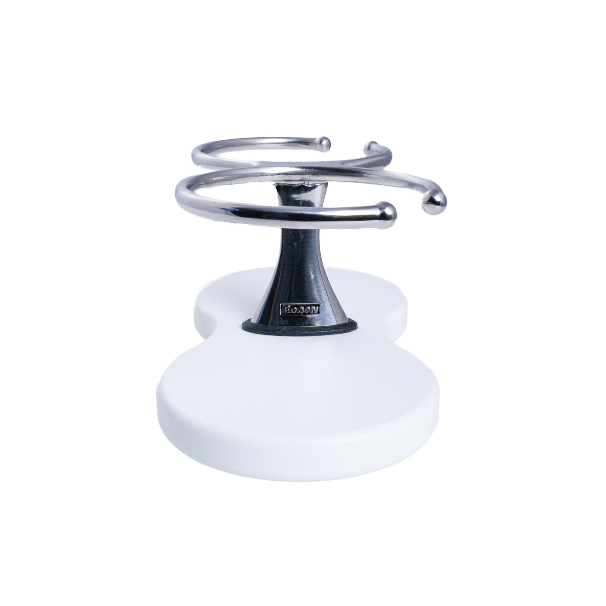 Drink Holder, Double, Stainless with White Poly Base – image 6