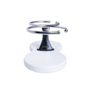 Drink Holder, Double, Stainless with White Poly Base – image 6