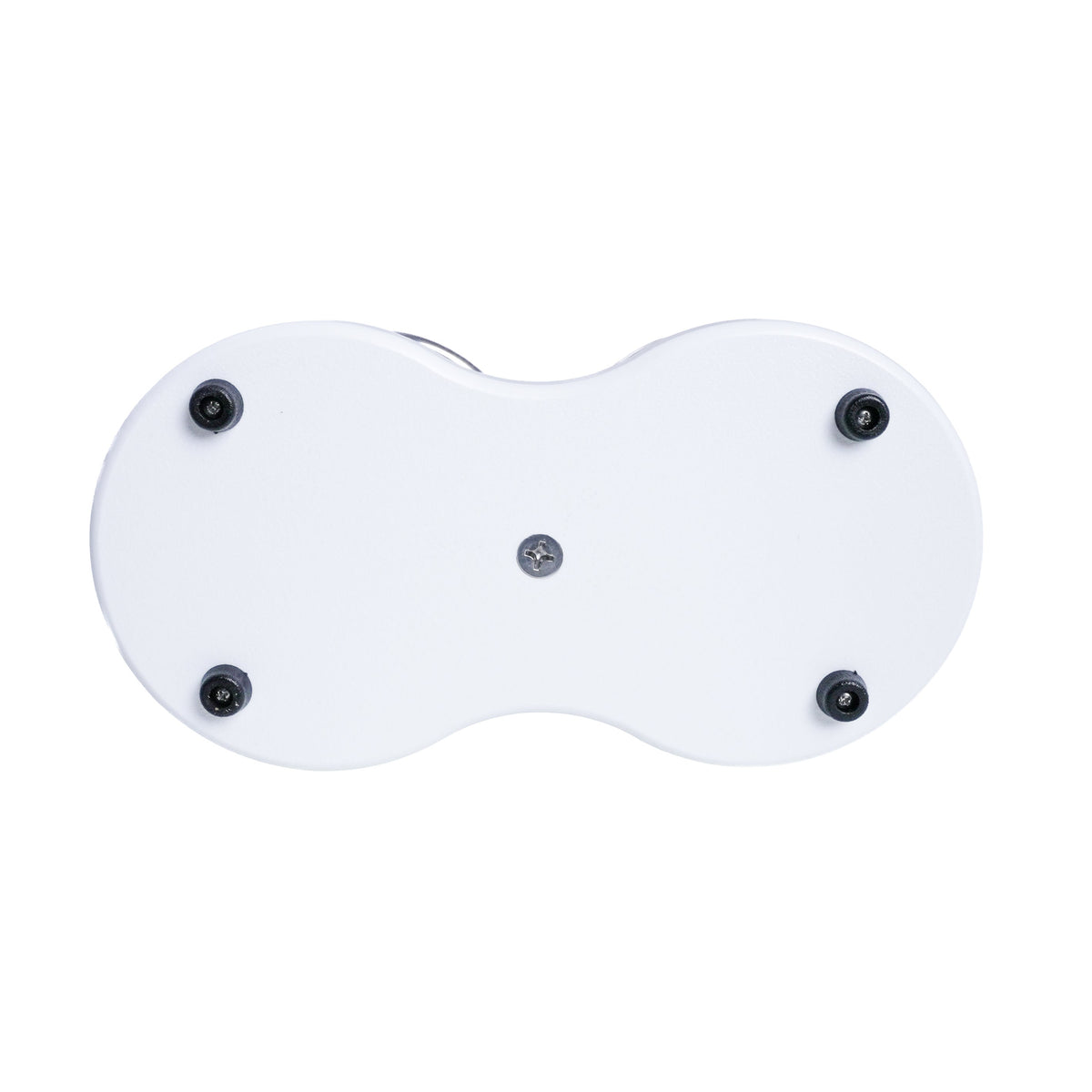 Drink Holder, Double, Stainless with White Poly Base – image 8