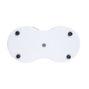 Drink Holder, Double, Stainless with White Poly Base – image 8