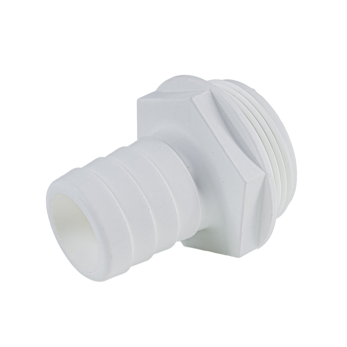 Y Valve (Aquavalve) Hose Barb 1.25" x 1.5" (31.8mm x 38.1mm) BSP, White – image 3