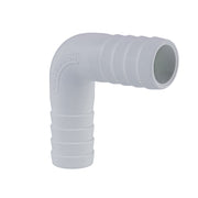 Hose Barb 90deg Elbow Adapter 1" (25.4mm), White – image 2