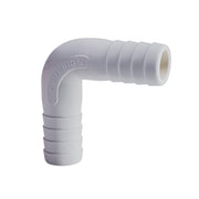 Hose Barb 90deg Elbow Adapter .75" (19.1mm), White – image 2