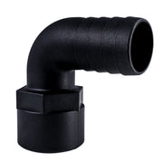 Hose Barb 90deg 1.5" x 1.5" (38.1mm x 38.1mm) NPS Female, Black – image 2