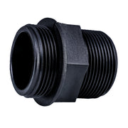 Connector Threaded 1.5" / 1.5" (38.1mm / 38.1mm) BSP Black – image 3