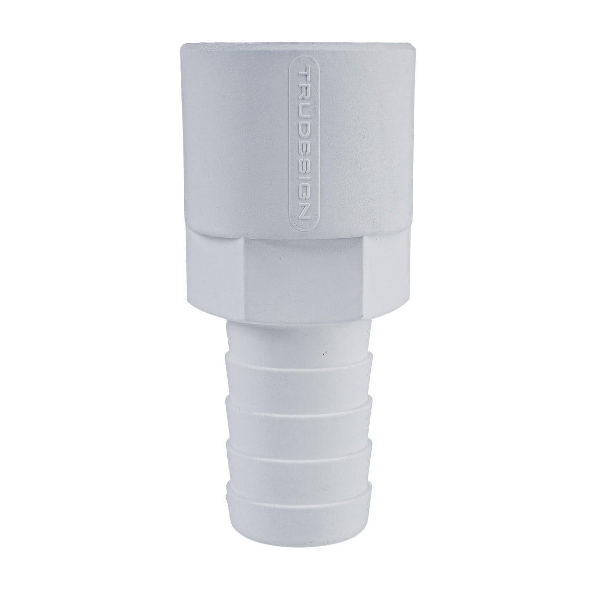 Hose Barb 1" x 1" (25.4mm x 25.4mm) NPS Female Thread, White – image 2